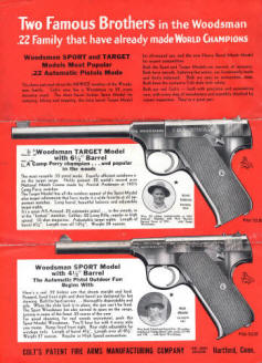 1937 Woodsman .22 Match Target Heavy Barrel back page