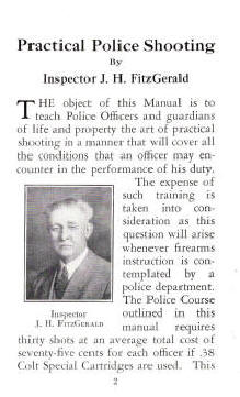 1939 colt police revolver hand book with Fitz image