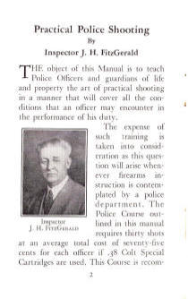 1941 colt's police revolver hand book page Fitz article