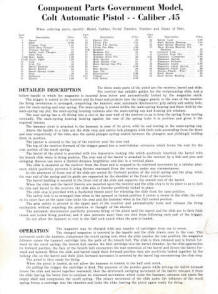 M1911 Colt Automatic Pistol, Government Model .45-2