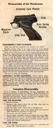 1949 Colt Woodsman Target, Sport, models pamphlet, Form M-90 page 3