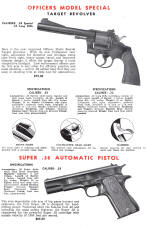 4-9-1950 Colt catalog witih revolver adn automatic pistol