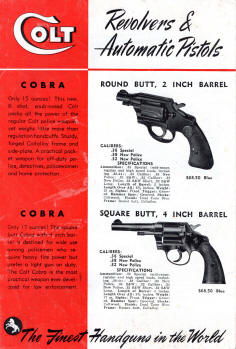 March 1952 Colt catalog cover