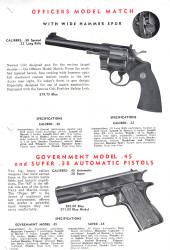 March 1954 Colt revolvers and automatic pistols-5
