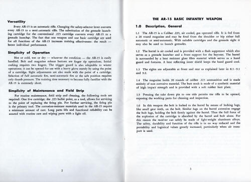 1959 Colt automatic military rifle manual page 2 - 3
