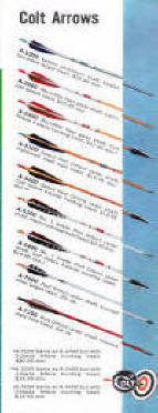 Colt 1963 Archery multi-fold dealer brochure 8.5 x 3, 9 panel-b