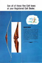 Colt 1963 Archery multi-fold dealer brochure-6