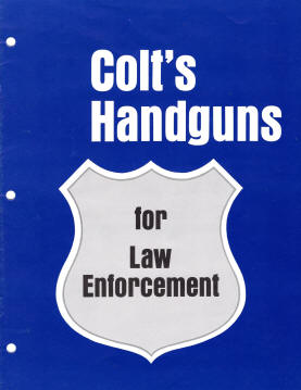 Colt 1965 handguns for law enforcement