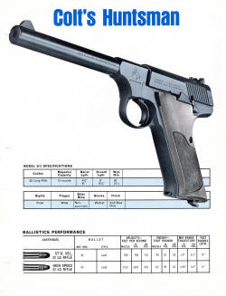 1969 Colt Huntsman pistol