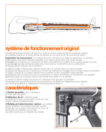 1974 colt m-16 military brochure in french page 4