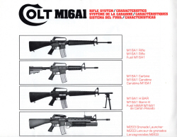 1979 Colt M16A1 Publicity Brochure in english, french, spanish page 6