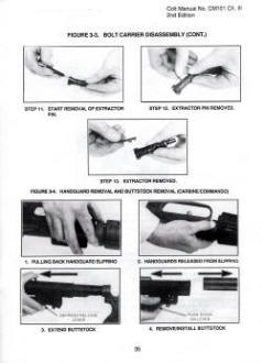 1991 second edition Colt M16A2 rifles-carbine instructions 1988 images