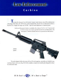 Colt 1999 law enforcement carbine