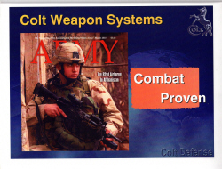 2010 Colt Defense limited edition European show brochure 4
