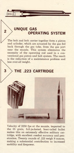 1957 Colt AR-15 military rifle brochure page 2