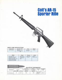 Colt AR-15 R6000 rifle