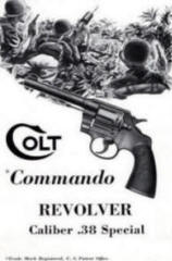 Colt 'Commando' revolver, .38 Special, parts flyer
