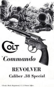 Colt 'Commando' revolver, .38 Special, parts flyer