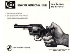 Colt general instruction series images 1956 cocking hammer