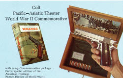 1970 colt book ad card for counter display