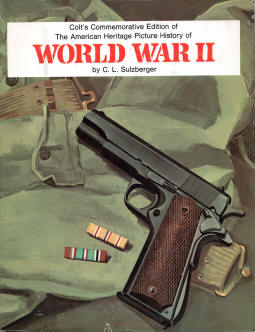 1970 Colt WWII commemeorative book cover