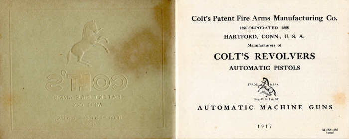 Colt-catalog-1917-first page