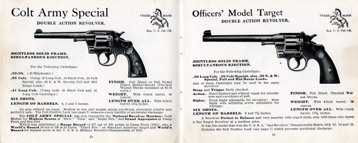Colt-catalog-1917-army special and officers model target