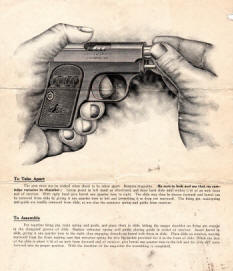 Colt M1908 .25 Automatic Pistol pocket model, hammerless Instructions-4