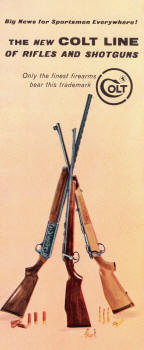 The New Colt Line of Rifles & Shotguns cover