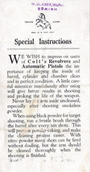 Special instructions-2