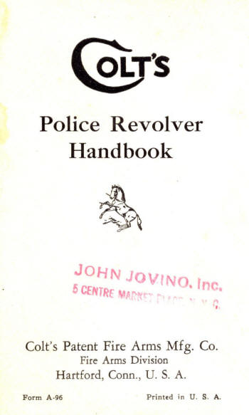John Jovino Gun Shop stamp on brocchure