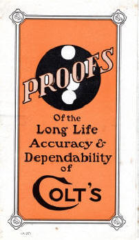 Colt 1920s pamphlet featuring polar bear New Service reolvers