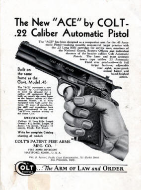 'New' Stevens target sight & Colt "Ace" .22