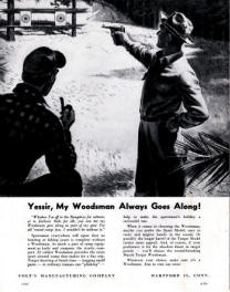 1948 Colt Revolvers and Automatic Pistol Parts Price List; men shooting targets