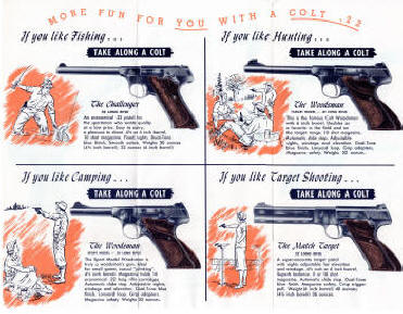 Colt 'Double Your Fun', take along a Colt .22 four panels
