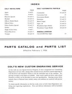 1956 February Colt Parts and Price List page 2