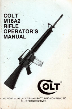 1990 Colt M16A2 rifle operators manual
