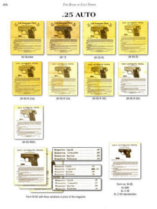 Ogle's book showing .25 colt paper