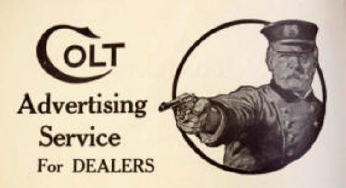 Colt produced artwork for printing revolver 'cuts' used in this 1890s 