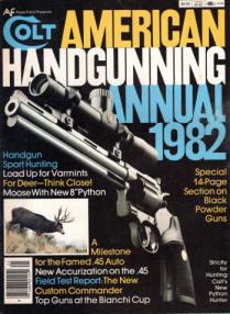 Colt Handgunning magazine 1982