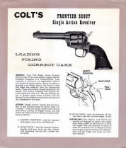 Frontier Scout Revolver pamphlet 1