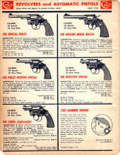 Colt 1955 Post-WW2 Illustrated price list page 2
