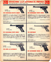 Colt 1955 Post-WW2 Illustrated price list page 4