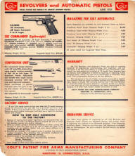 Colt 1955 illustrated price list 4 pages A-79 page 3