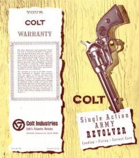Colt SA Army pamphlet  SA-100, 2nd Gen .45 and .357 page 3