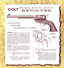 Colt SA Army pamphlet  SA-100, 2nd Gen .45 and .357 page 4