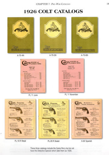 Ogle's Colt 1926 catalogs