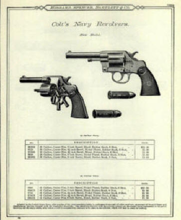 Colt produced artwork for printing revolver 'cuts' used in this 1890s 