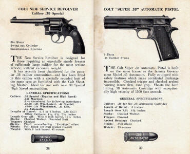 1927 Colt Officer's Target and Shooting Master firearms