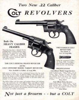 Colt_two-new-22-revolvers_1931 Heavy caliber frames: 